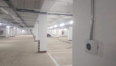 云南昆明山海灣小區CO監控產品安裝現場