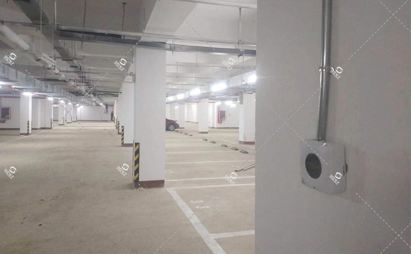 車庫一氧化碳探測器_CO濃度監控系統現場安裝圖片