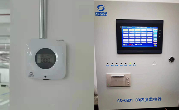 CO濃度探測器CO濃度監(jiān)控器現(xiàn)場圖